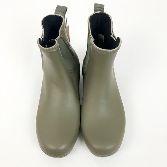 Chooka Womens Eastlake Chelsea Rain Boots 6 Green Waterproof Ankle Bootie NWT - Picture 3 of 9